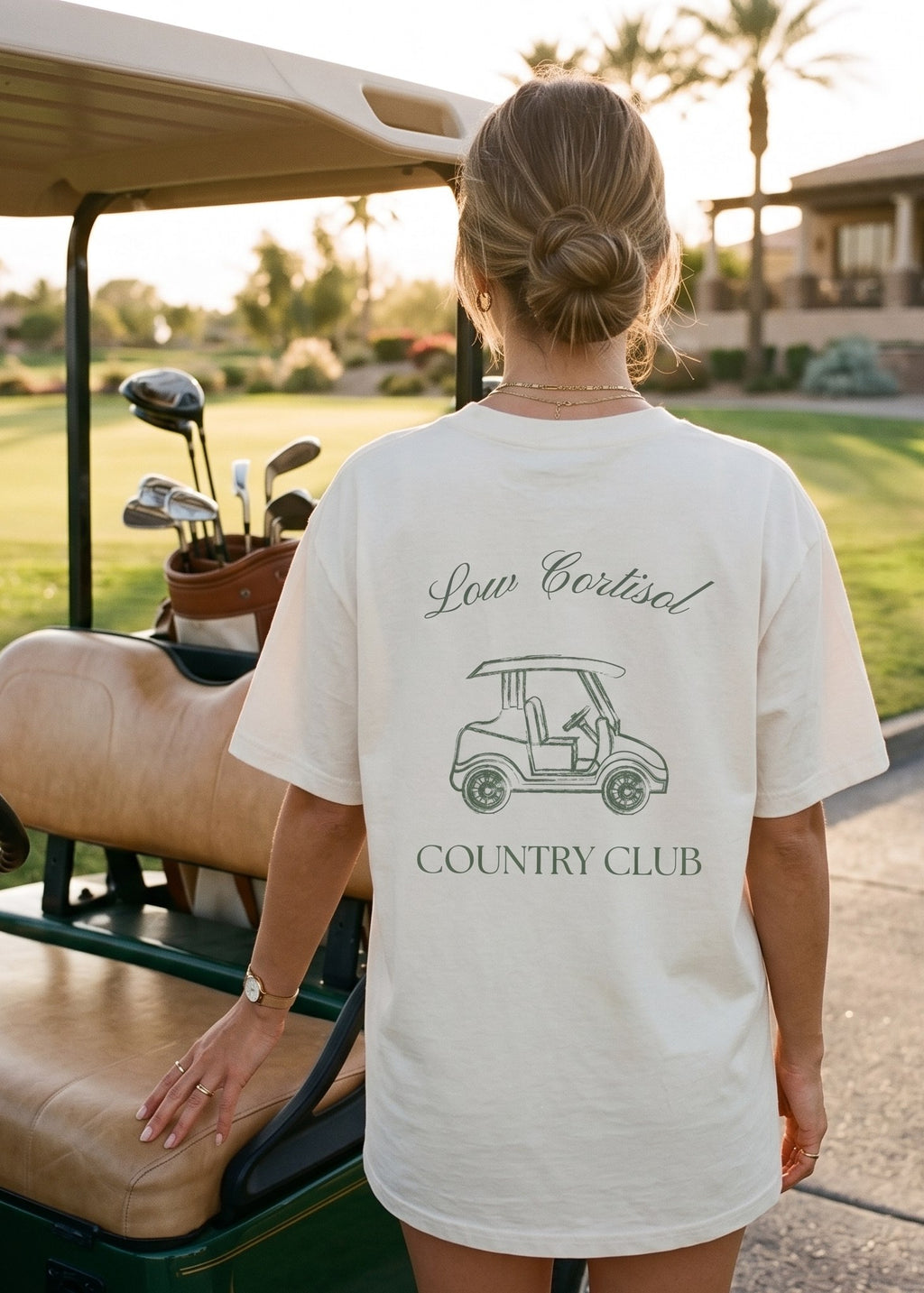 Low Cortisol Country Club Oversized T-Shirt