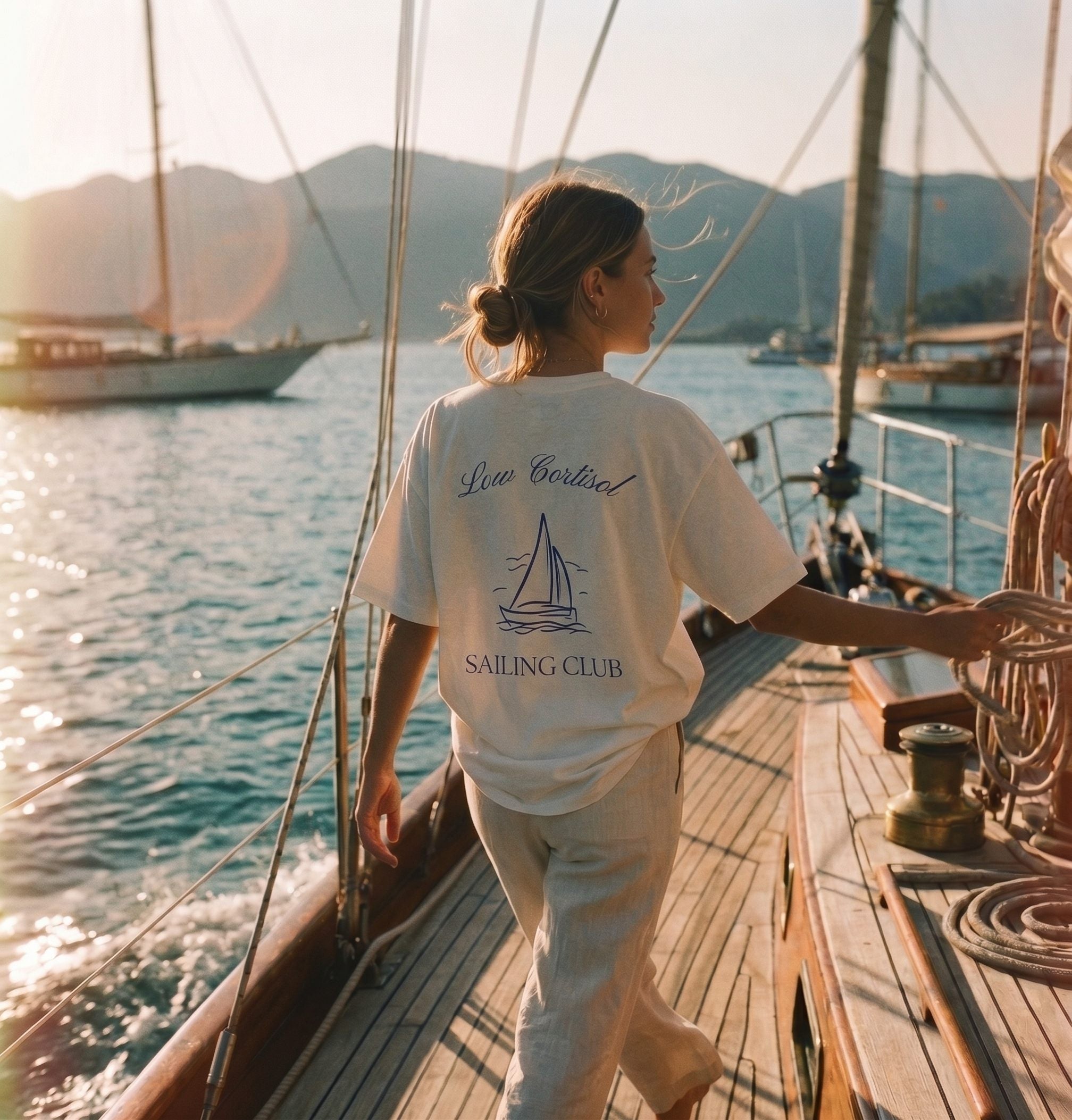 Low Cortisol Sailing Club Oversized T-Shirt