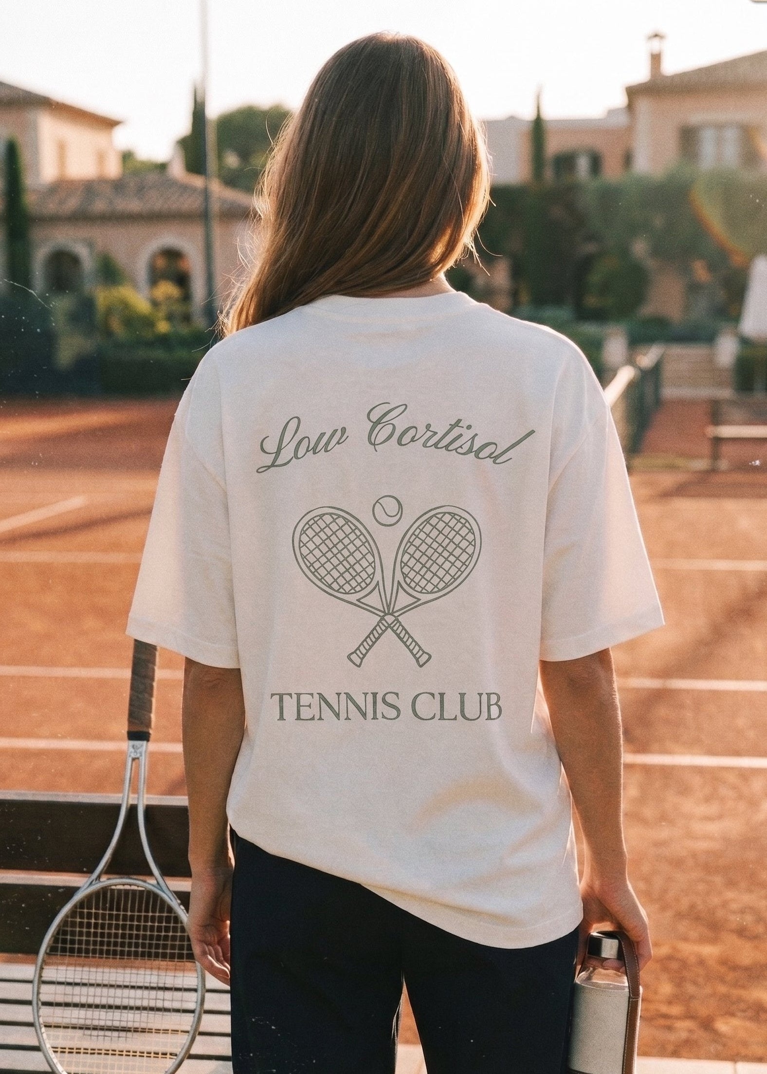 Low Cortisol Tennis Club Oversized T-Shirt