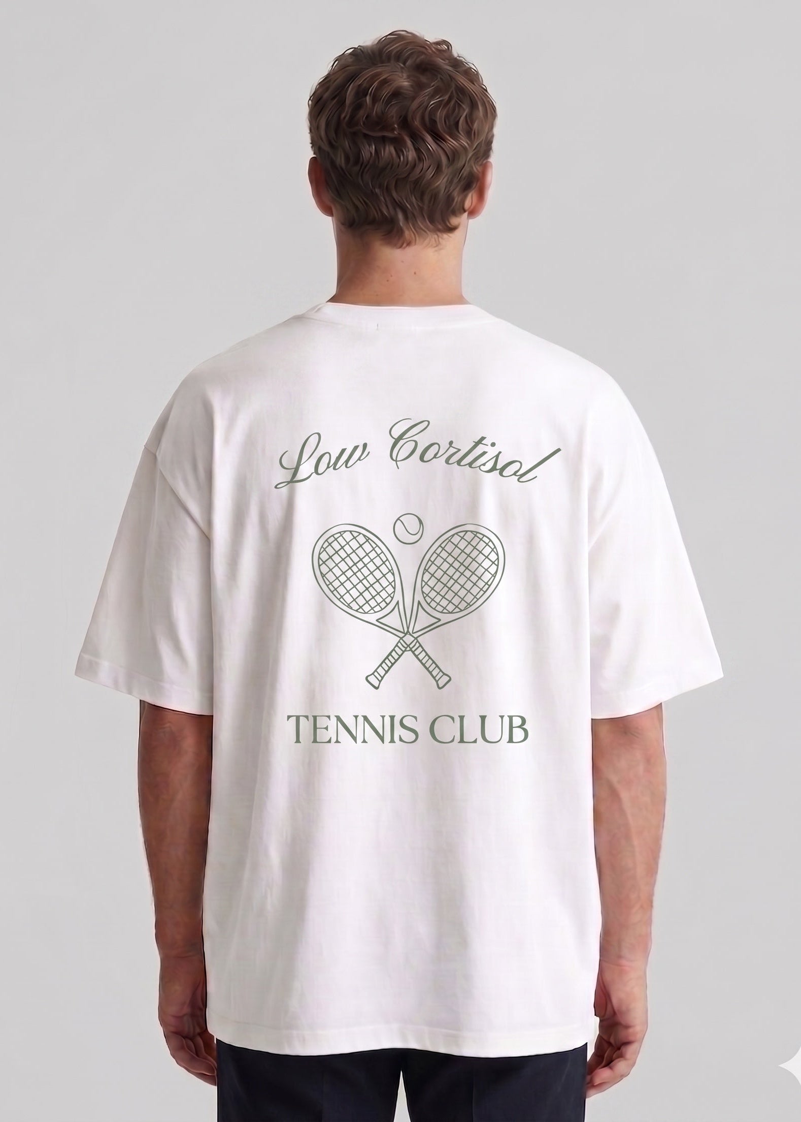 Low Cortisol Tennis Club Oversized T-Shirt